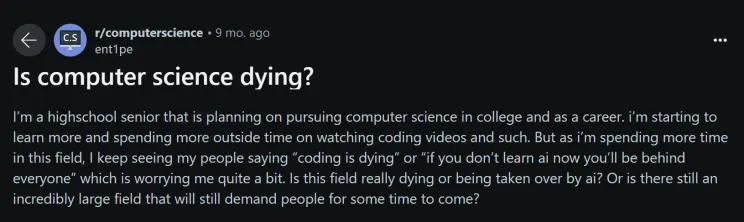 Is computer science dying?